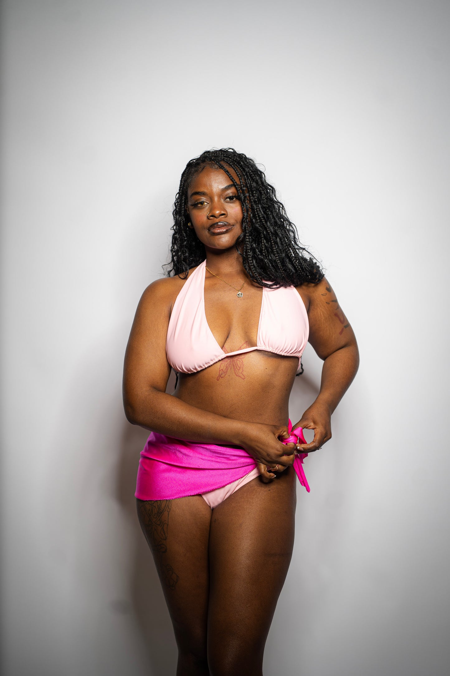 Pink Flex Multi-Way Bikini Set