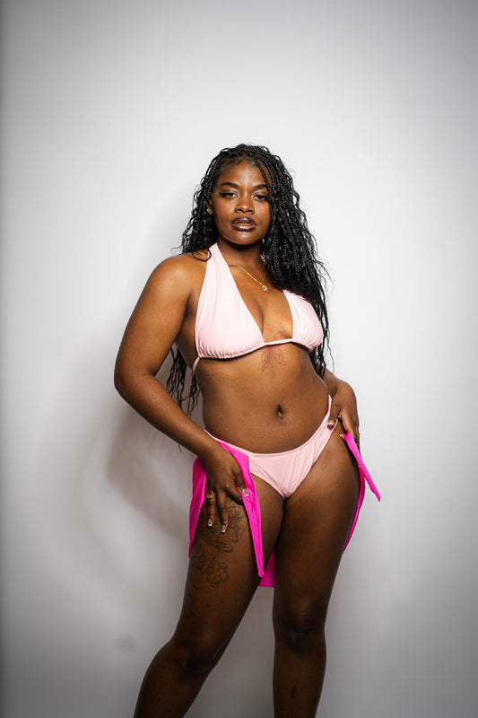 Pink Flex Multi-Way Bikini Set