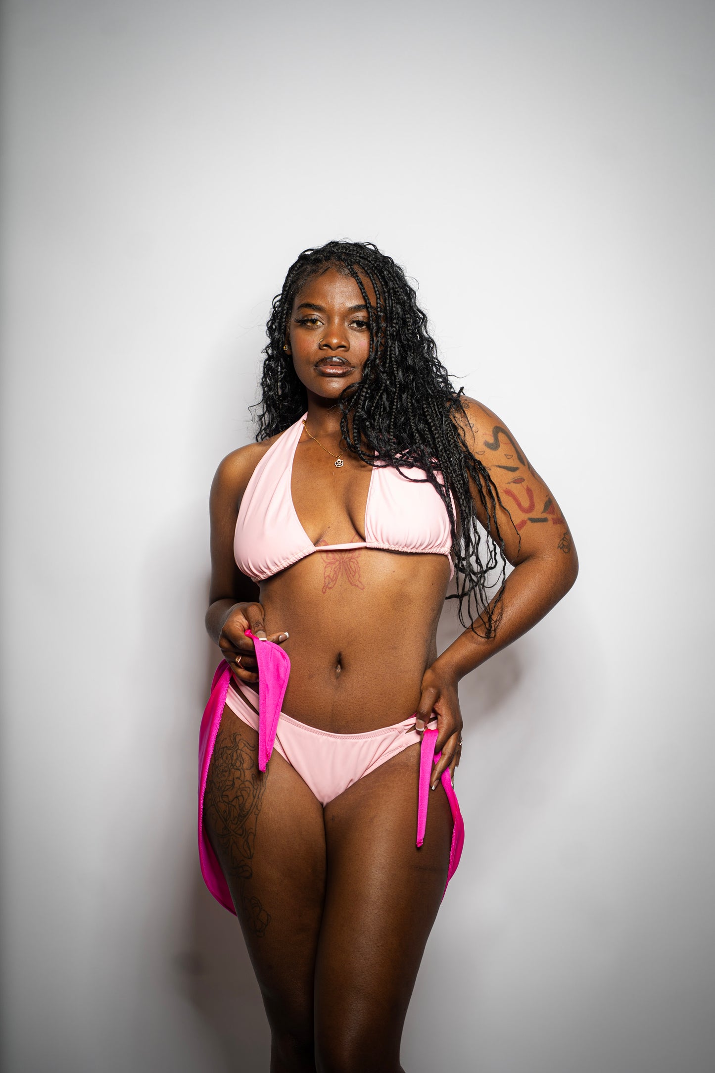 Pink Flex Multi-Way Bikini Set